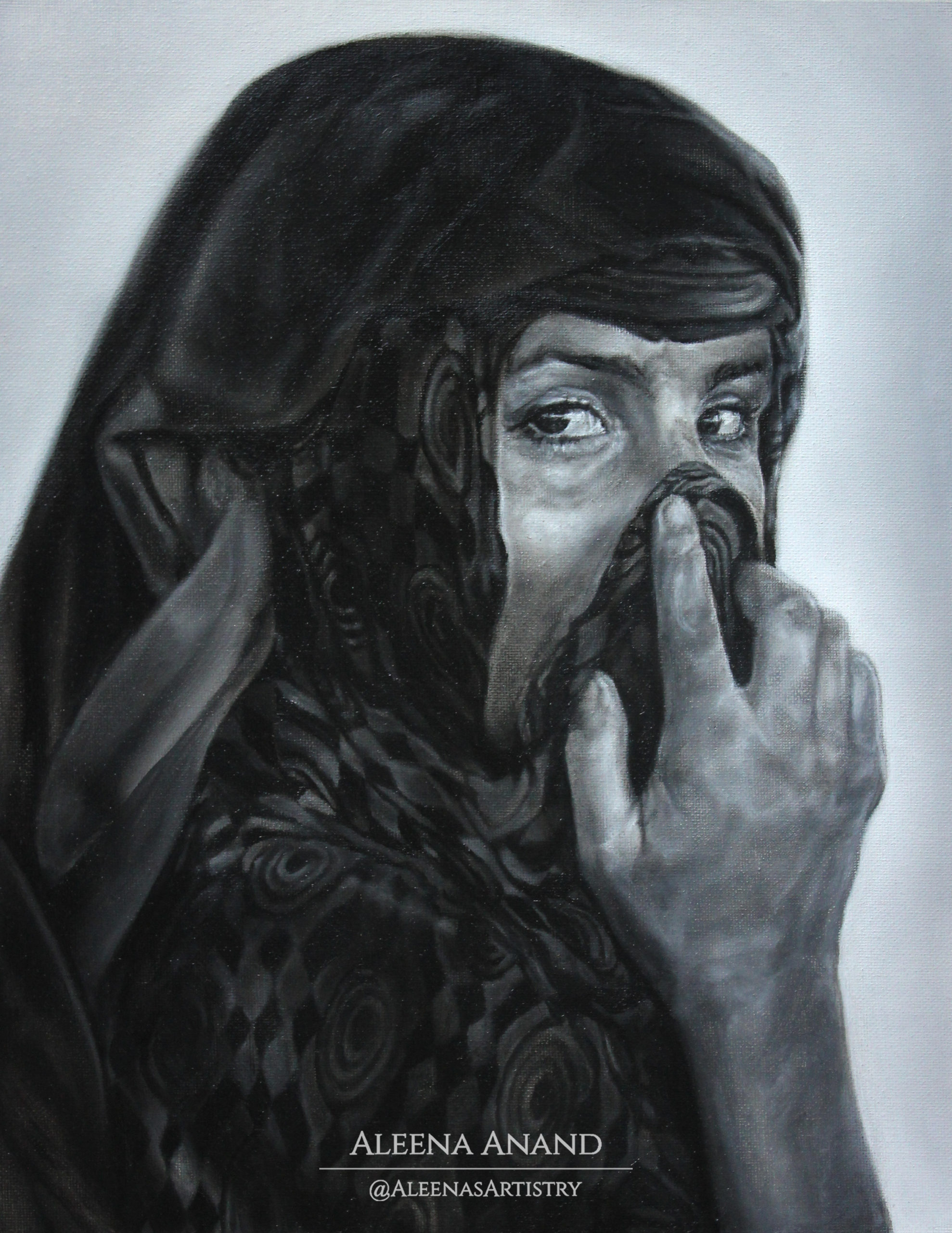 “Dispossession” (11 x 14 inches, Oil on Canvas)